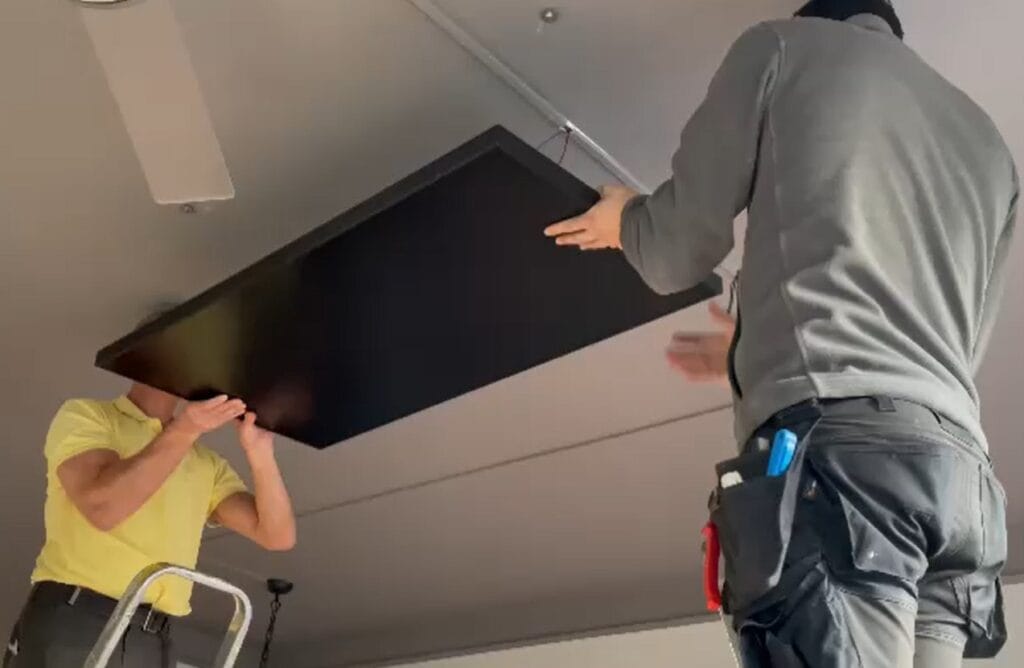 plafond Montage hoog rendement infrarood paneel plafond montage hoog rendement infrarood paneel