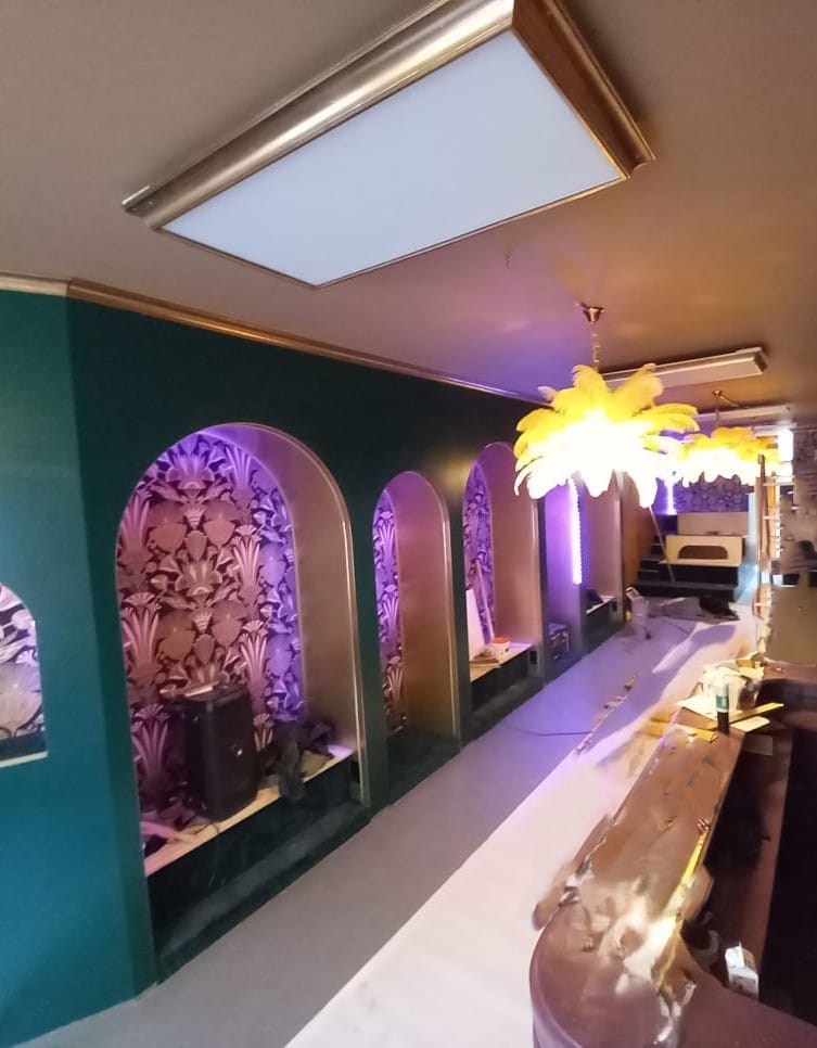 FirTec+ infrarood paneel antiek plafond
